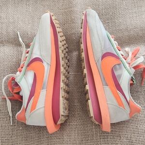 Nike Sacai x Clot x LDWaffle 'Net Orange Blaze